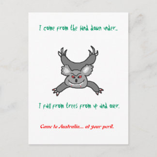 Carte postale Dropbear Australis