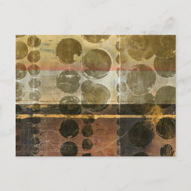 Carte Postale Droplets verts circulaires (Devant)