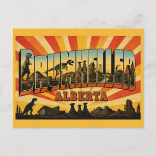 Carte Postale Drumheller Alberta Capitale des dinosaures