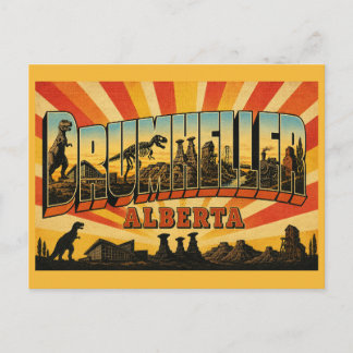 Carte Postale Drumheller Alberta Capitale des dinosaures