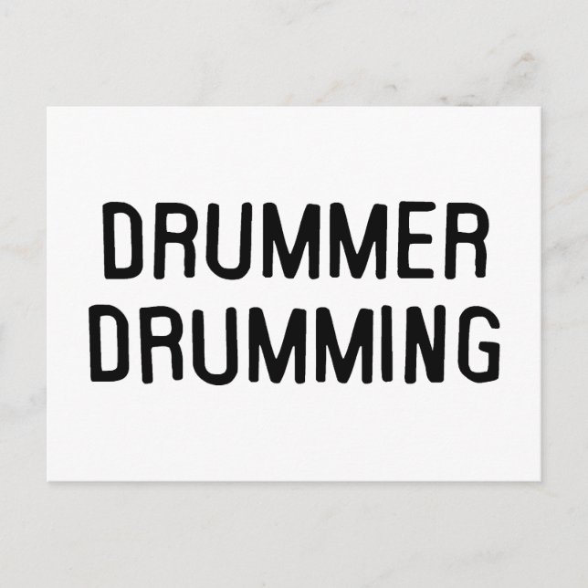 Carte Postale Drummer Drummer (Devant)