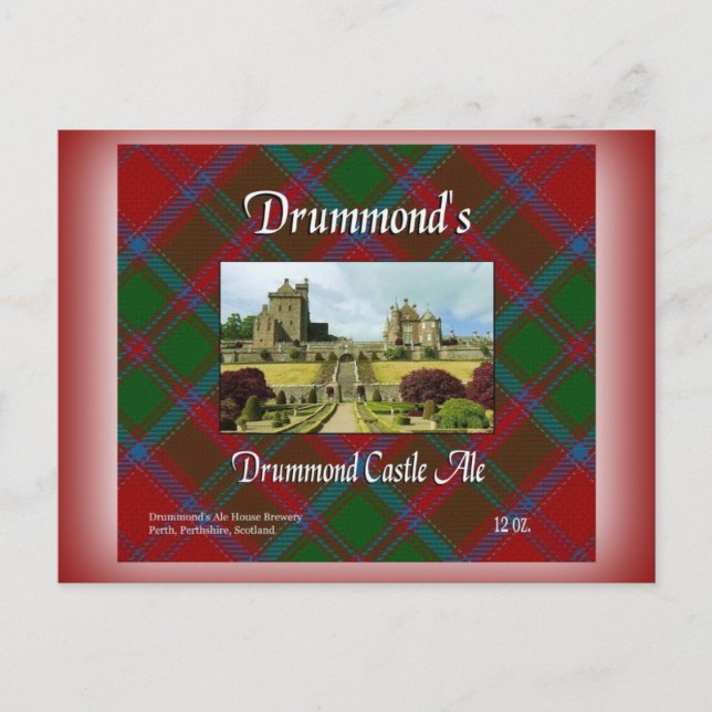 Carte Postale Drummond's Drummond Castle Ale (Devant)