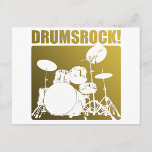 Carte Postale Drums Rocks !