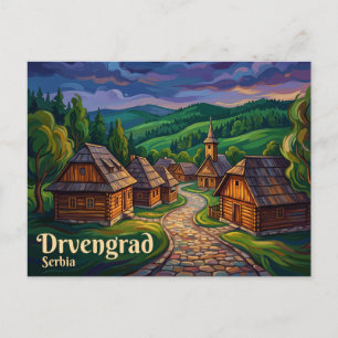 Carte Postale Drvengrad (Timber Town) Serbie