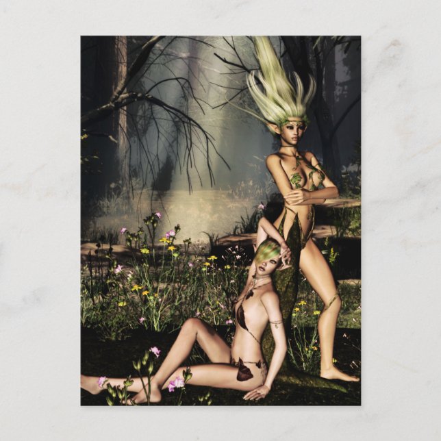 Carte Postale Dryads au repos (Devant)