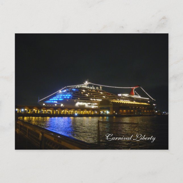 Carte Postale DSC03048, Carnival Liberty - Customisé (Devant)