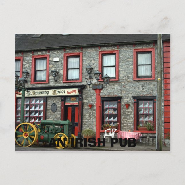 CARTE POSTALE DSC_0588.NEF, UN PUB IRLANDAIS (Devant)