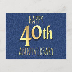Carte postale du 40e anniversaire