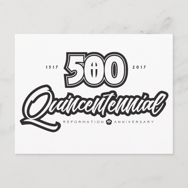 Carte postale du 500e anniversaire (Devant)