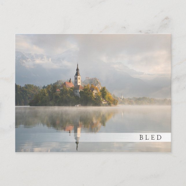 Carte postale du bar Foggy Bled Lake (Devant)