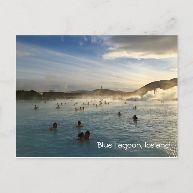 Carte postale du Blue Lagoon Islande (Devant)