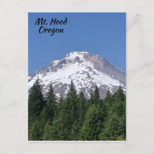 Carte postale du bol de ski Mt. Hood Oregon