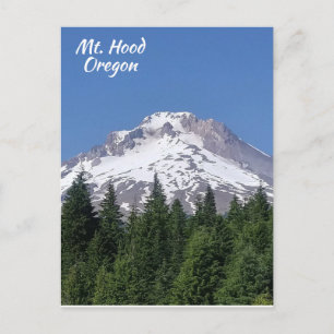 Carte postale du bol de ski Mt. Hood Oregon