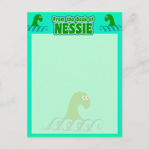 Carte Postale Du bureau de Nessie !