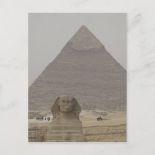 Carte postale du Caire Égypte Pyramide/Sphynx