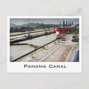 Carte postale du canal de Panama