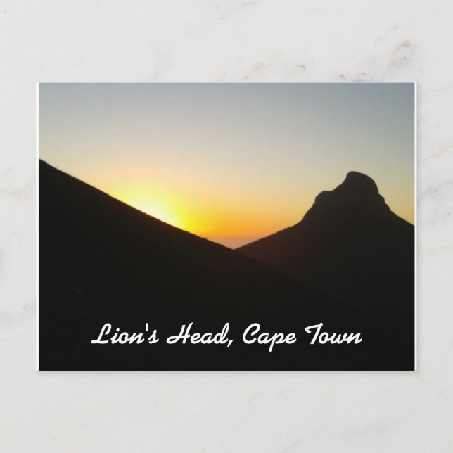 Carte postale du Cap (Devant)