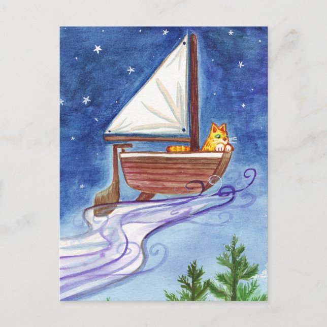 Carte postale du Catboat no 1 (Devant)