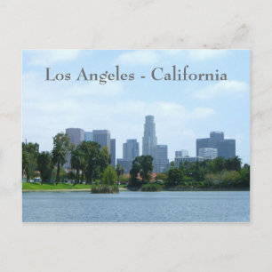 Carte postale du centre-ville de Los Angeles Downt