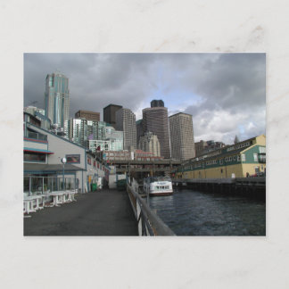 Carte postale du centre-ville de Seattle