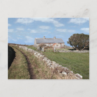 carte postale du chalet abandonné