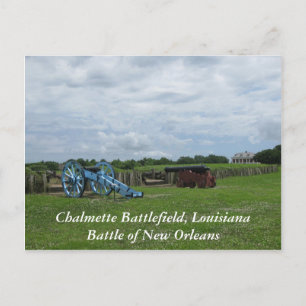 Carte postale du champ de bataille de Chalmette