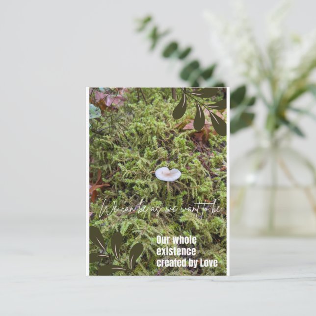 Carte postale du champignon Belknap avec devis de  (Debout devant)