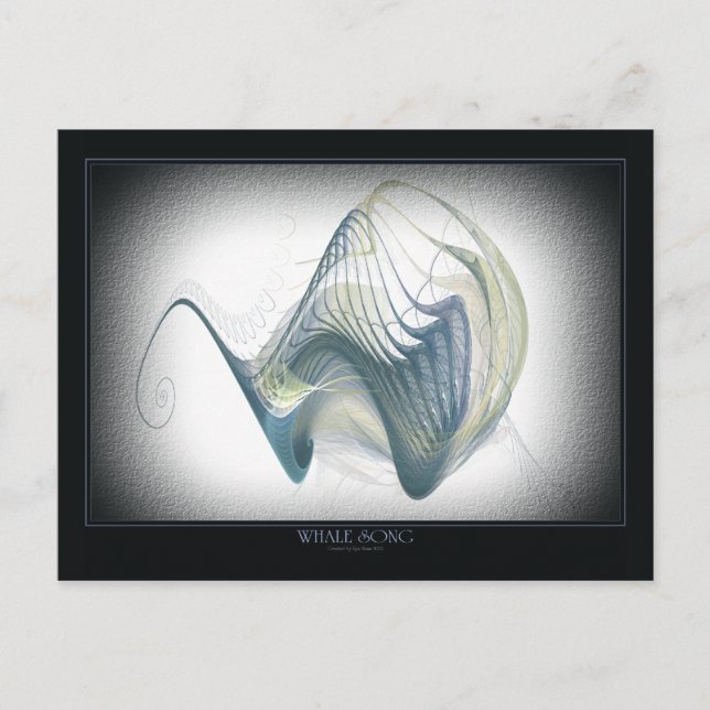 Carte postale du chant de baleine (Devant)