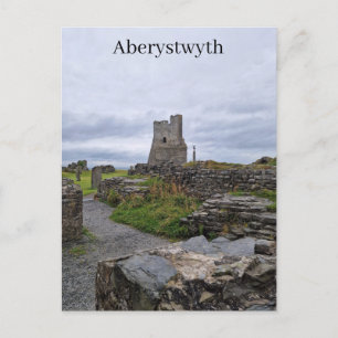 Carte postale du château d'Aberystwyth