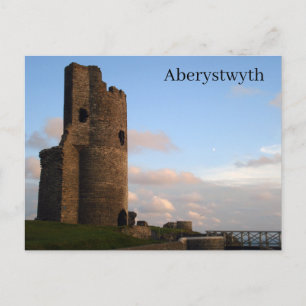 Carte postale du château d'Aberystwyth