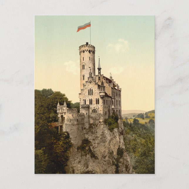 Carte postale du château de Lichtenstein (Devant)