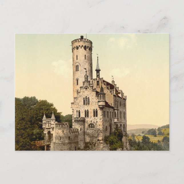 Carte postale du château de Lichtenstein (Devant)