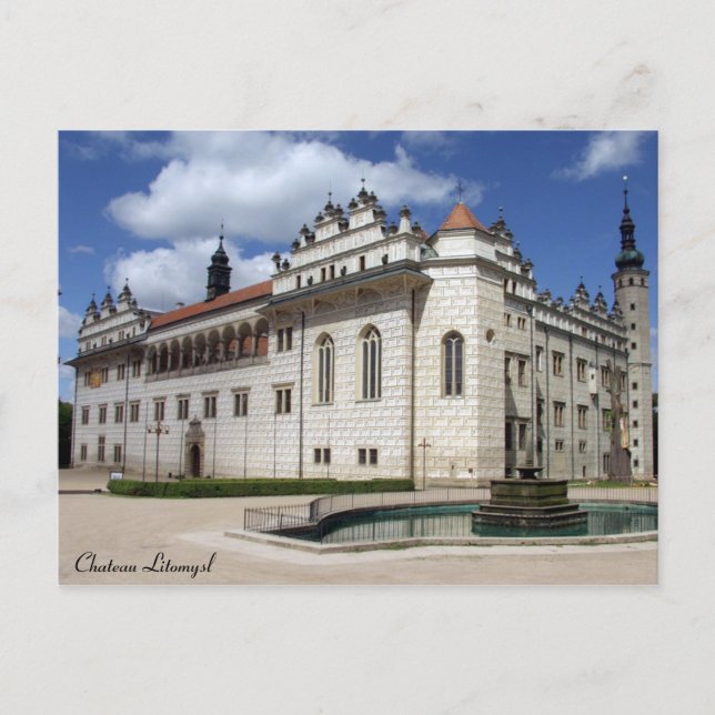 Carte postale du château de Litomysl (Devant)