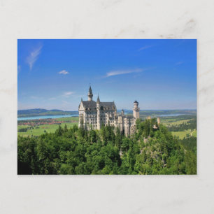 Carte postale du château de Neuschwanstein