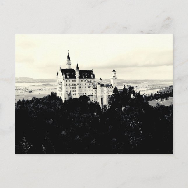 Carte postale du château de Neuschwanstein (Devant)