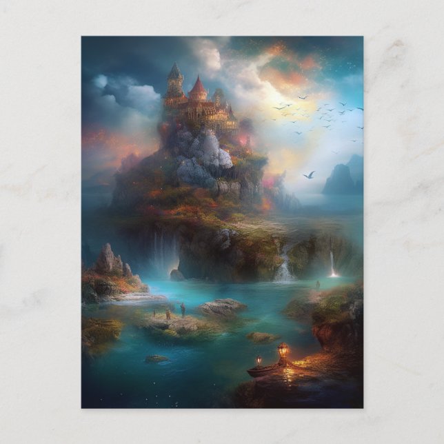 Carte postale du château d'Imaginaire magique (Devant)