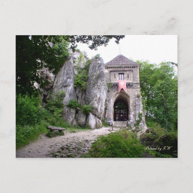 Carte postale du château médiéval (Devant)