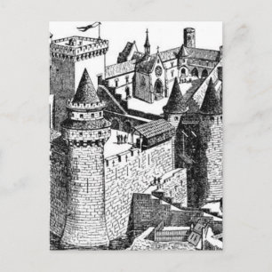 Carte postale du château médiéval