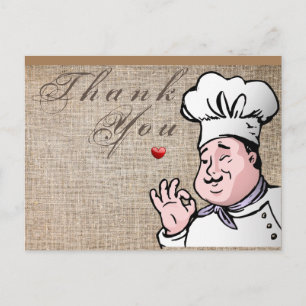 Carte postale du chef