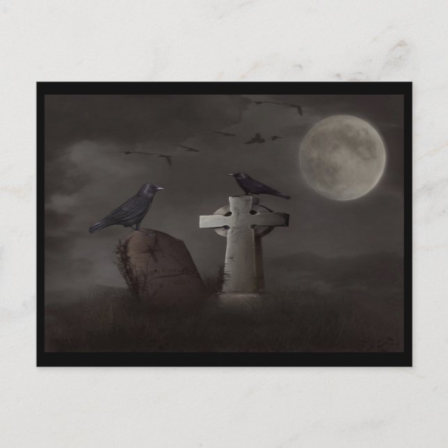 carte postale du cimetière de corneille (Devant)