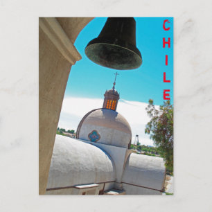 Carte postale du clocher du Chili