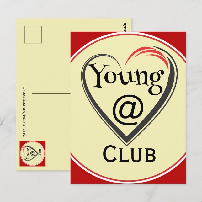 Carte postale du club Young at Heart (Devant / Derrière)
