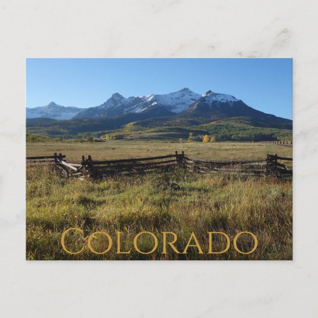 Carte postale du Colorado (Devant)