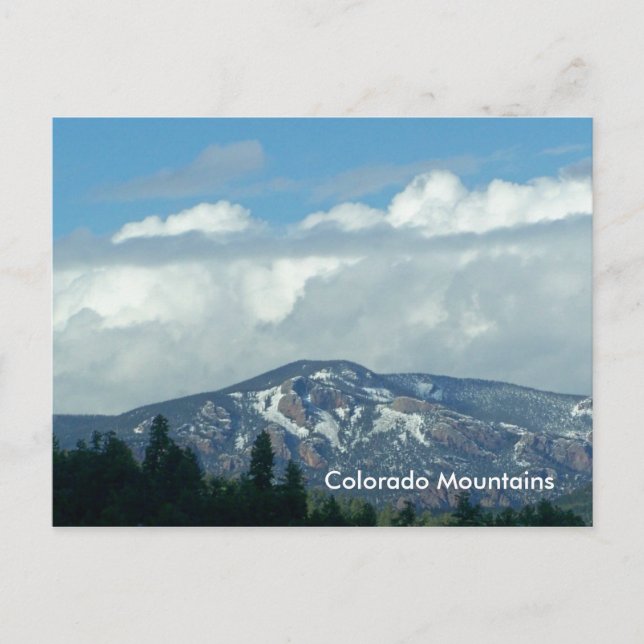 Carte postale du Colorado Mountains (Devant)