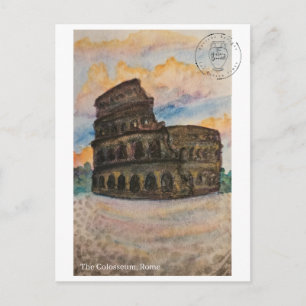 Carte postale du Colosseum