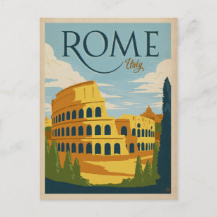 Carte Postale  du Colosseum - Rome, Italie
