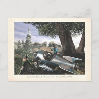 Carte postale du concept d'Empire State Patrol