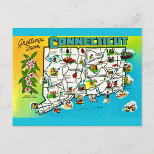 Carte postale du Connecticut