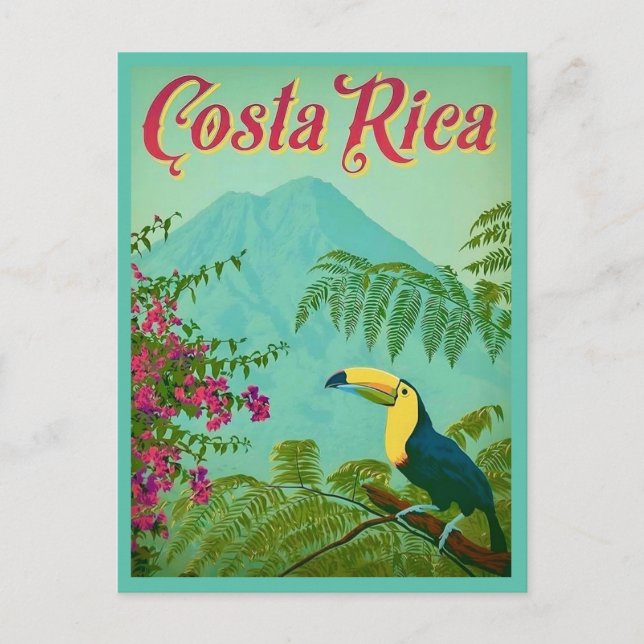 Carte postale du Costa Rica tropical (Devant)