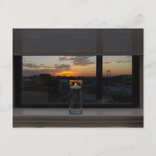 Carte postale du coucher de soleil